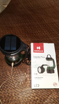 Havells dazzle on sale plus solar lantern