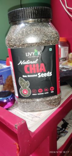 LIVYOR Raw Chia Seeds for Weight Loss, Omega 3 & Fiber - Image 8