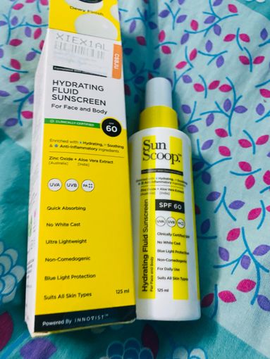 SunScoop Sunscreen SPF 60 PA++++ Hydrating Fluid 125ml - Image 8