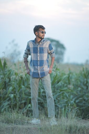 CAHOOT Men Regular Fit Checkered Casual Shirt - Image 8