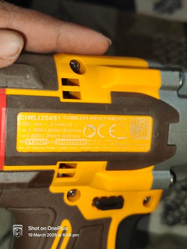 INGCO 20V Cordless Brushless Impact Wrench 405Nm - Image 9