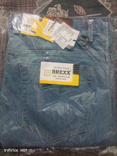 BREXX Men Loose Fit Mid Rise Blue Jeans - Image 8