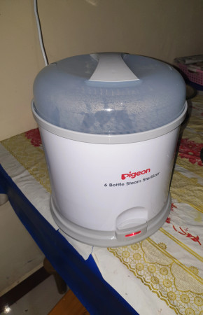 Pigeon 6 cheap bottle steam sterilizer