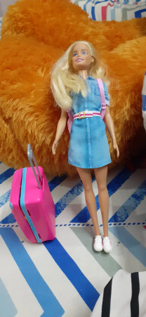 Barbie travel doll clearance walmart