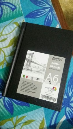 Brustro Artists Sketch Book A6 (Small) Size Stitched Bound 156 Pages 110  GSM, and Sketchbook A6 (Small) Size WIRO Bound, 116 Pages, 160 GSM (Acid  Free) - Buy Online - 77369645