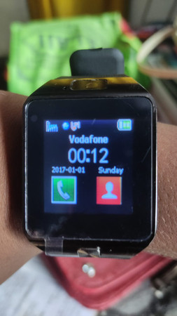 Alonzo dz09 new phone black smartwatch deals
