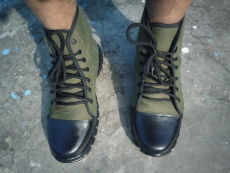 Adidas superstar store jungle boot green