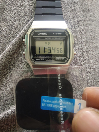 Casio f91w screen protector hotsell