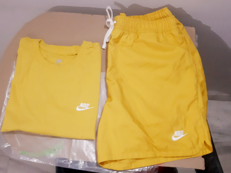 Mustard yellow nike shorts discount