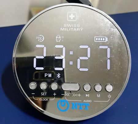 Buy SWISS MILITARY BL22 Bluetooth Speaker With Digital Alarm Clock