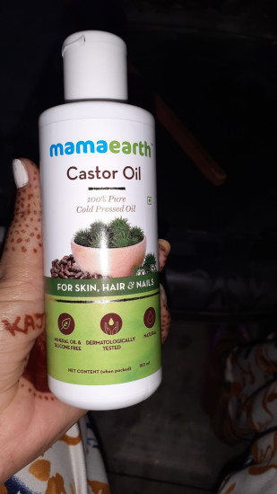 Mamaearth 100 Pure Castor Oil Cold Pressed Support Hair Growth Oil Reviews Latest Review of Mamaearth 100 Pure Castor Oil Cold Pressed Support Hair Growth Oil Price in India Flipkart