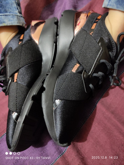 Puma muse satin black rose gold online