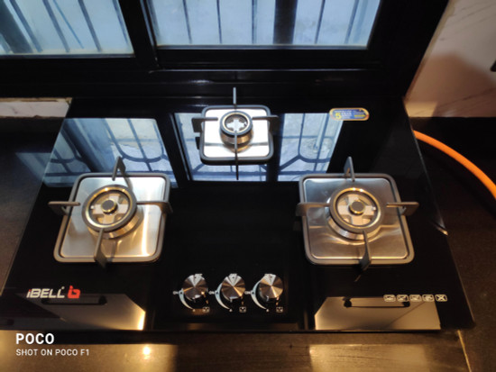 Ibell Aero Hob Gas Stove 3 Burner Toughened Glass Top Auto Ignition Brass Burners Automatic Reviews Latest Review of Ibell Aero Hob Gas Stove 3 Burner Toughened Glass Top Auto Ignition Brass