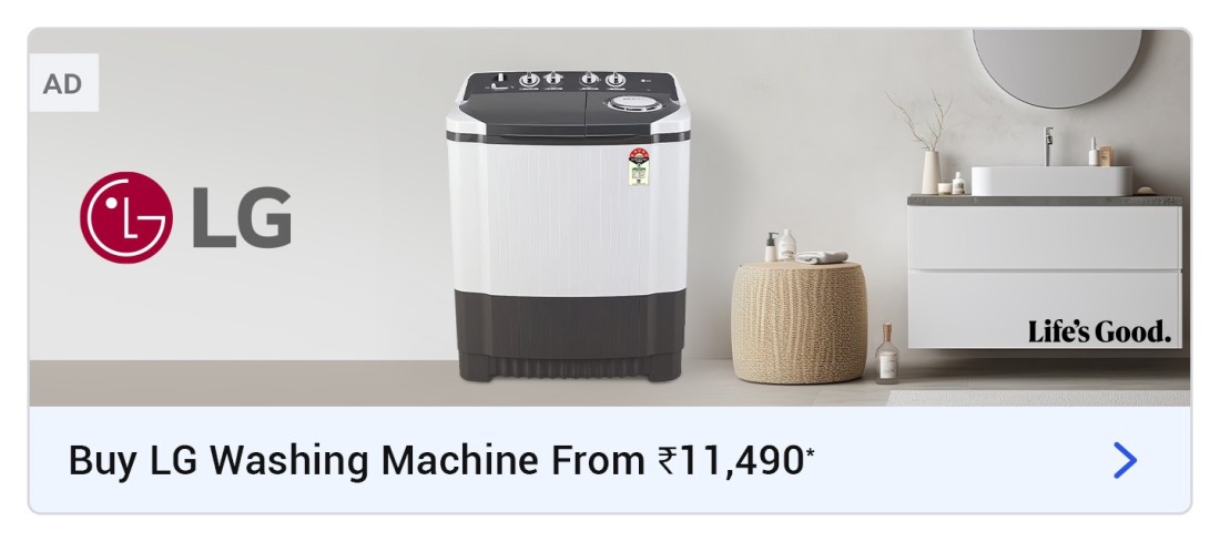 washing machine online shopping lowest price