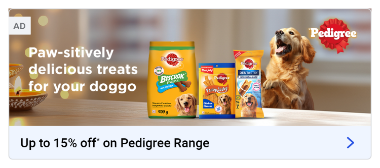 Buy pedigree puppy food online best sale