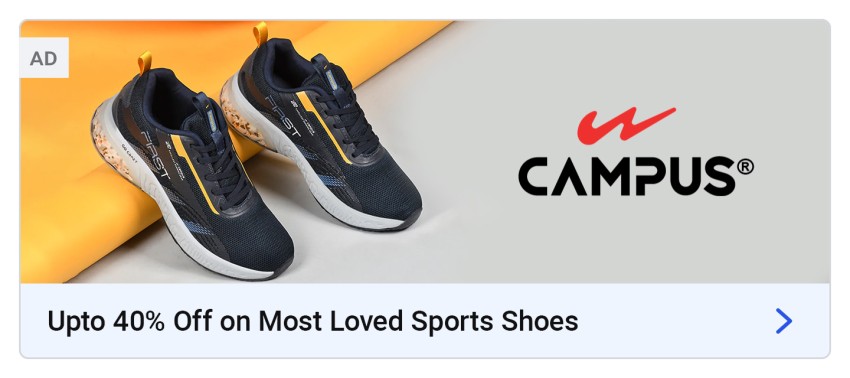 Sports shoes online on sale flipkart