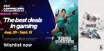 Intel Gamer Days From Aug 28 – Sept 13th
