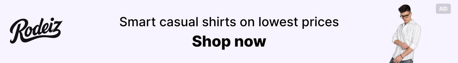 DEARISE Men Regular Fit Embroidered Shirt - Image 4