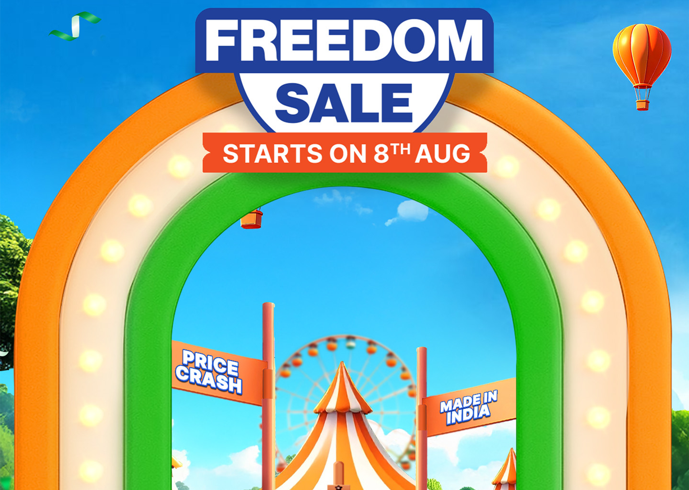 Flipkart Freedom Sale 2026 – Starts August 8, Discount on iPhone 17, Galaxy S25 & More - Image 1