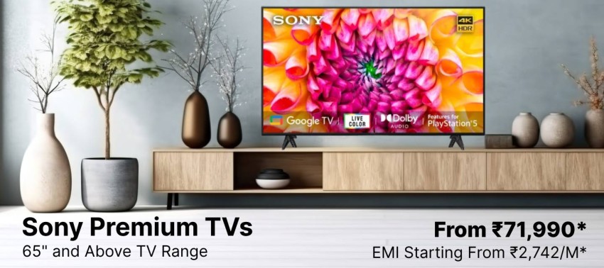Buy Latest Sony Televisions Online @Best Price in India
