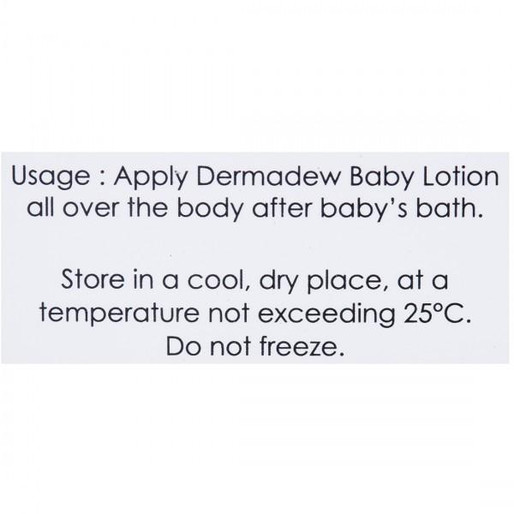Dermadew baby body lotion cheap
