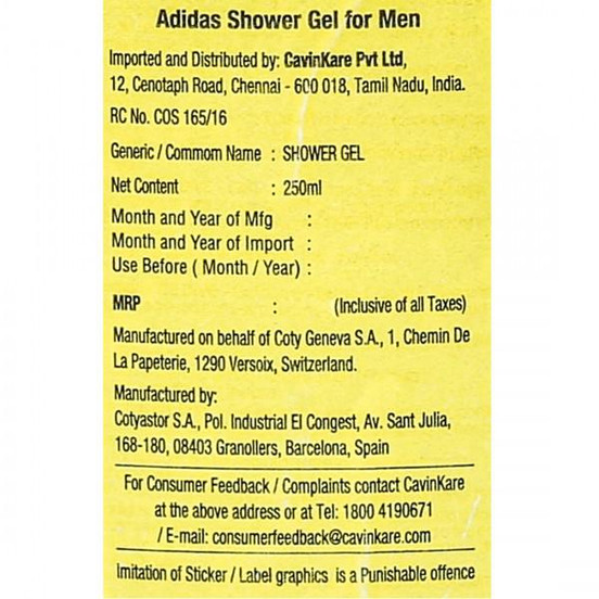 Buy Adidas Ice Dive Refreshing 3 In 1 Body Hair Face Shower Gel