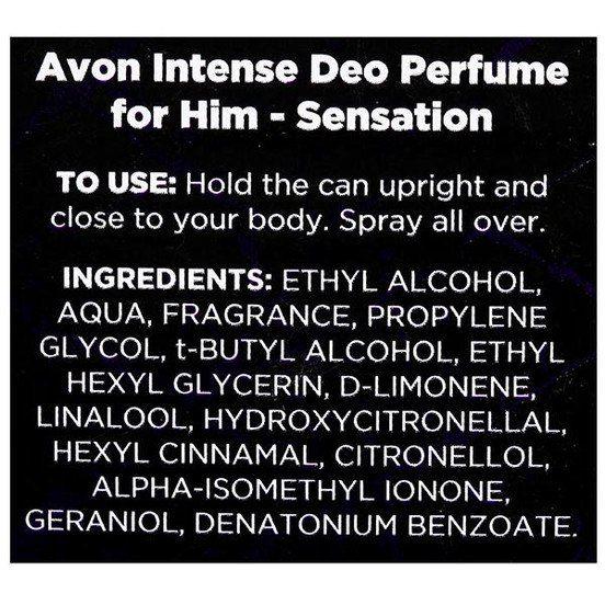 Buy Avon Intense Sensation Deo Perfume For Him 150 ml Online