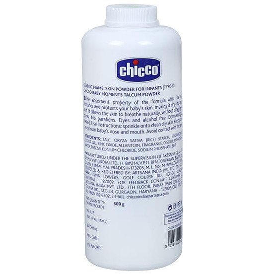 Chicco baby best sale powder 500g