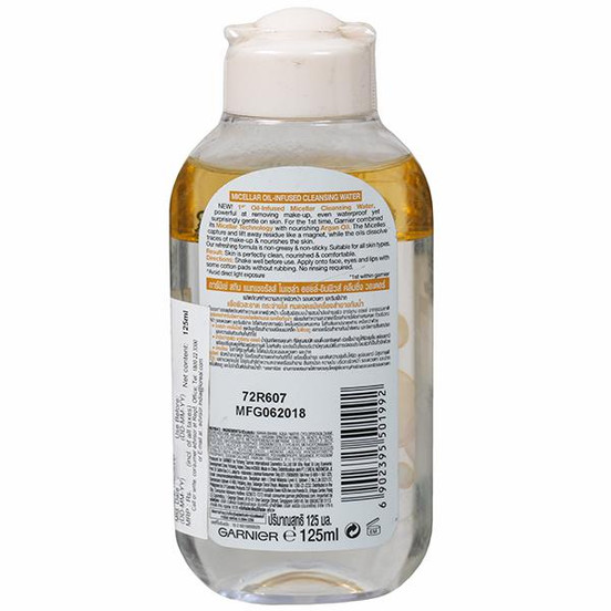 Garnier micellar online water ingredients