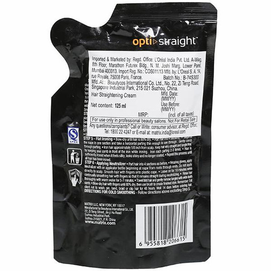 Matrix opti straight normal discount