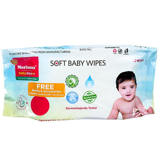 Johnson's baby wipes morrisons sales