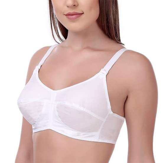 Buy Rupa Softline Butterfly 1012 Cotton Strap C-Cup Bra White (38C
