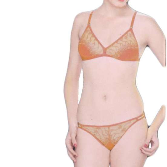 Buy Rupa Softline Charmis Bra & Panty Set Orange (34B-85 cm