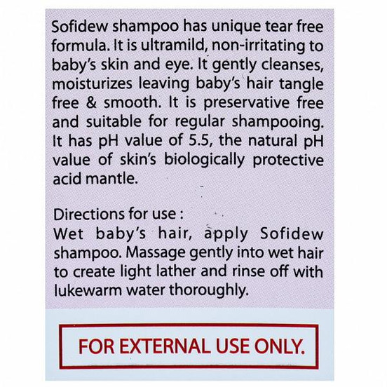 Sofidew shampoo clearance