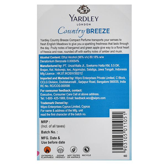 Buy Yardley London Country Breeze Compact Perfume 18 ml Online