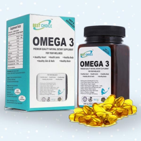 Buy BEST CHOICE Omega 3 Fatty Acids With 1000mg Fish oil Online Flipkart Health
