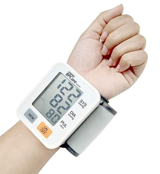 Buy STANDARD Wrist Digital Blood Pressure Monitoring Machine Digital measuring device meter easy to operate automatic machine at home Bp Monitor White Online Flipkart Health