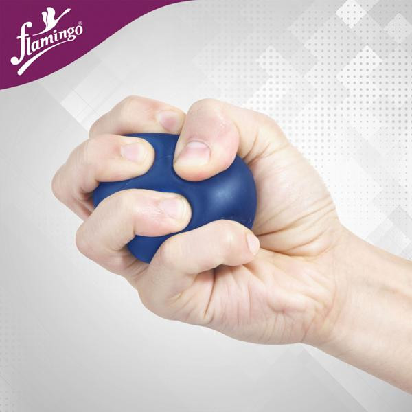 Buy FLAMINGO Gel Exercise ball Stress Relief Ball Finger Exerciser Hard Supporter Online Flipkart Health