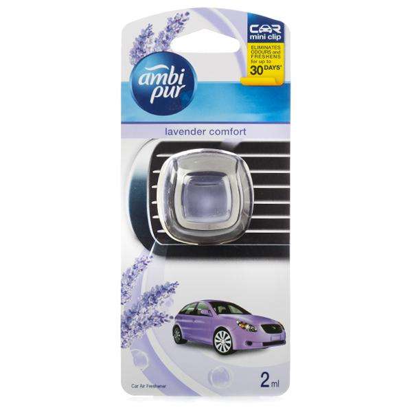 Ambi Pur Car Mini Vent Clip Air Freshener Fragrance 2ml. # New Zealand  Springs