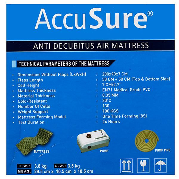 Accusure air hot sale mattress