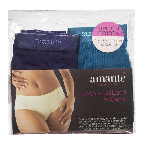 Buy Amante Assorted Panties Dark Blue & Midnight Blue PPK18301 S