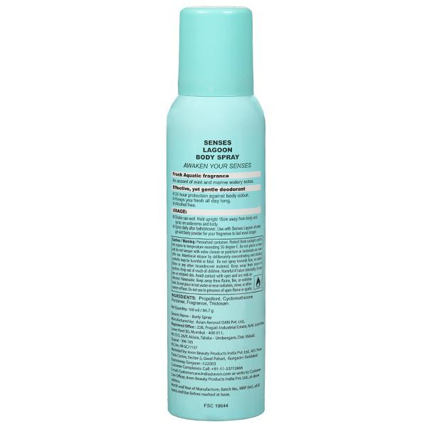 Avon senses body discount spray