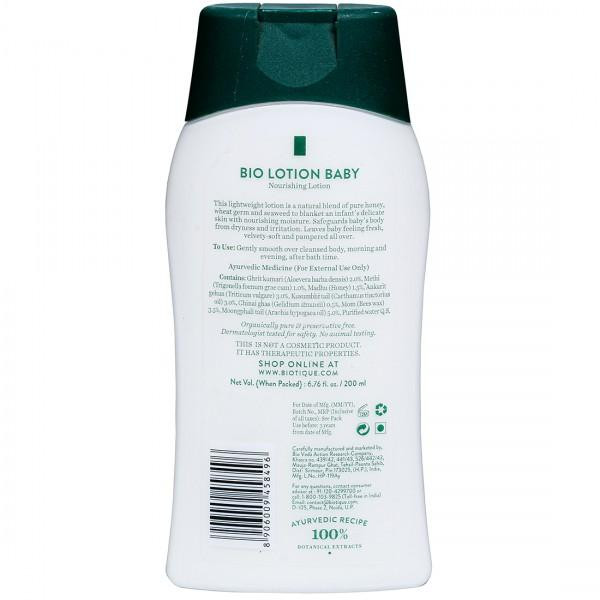 Buy Biotique Bio Kids Honey Sunshine Nourishing Baby Lotion 200 ml