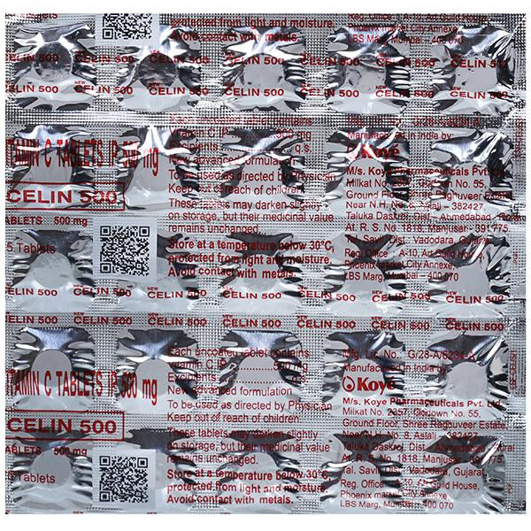 Buy Celin 500 mg 25 Tablets Online Flipkart Health