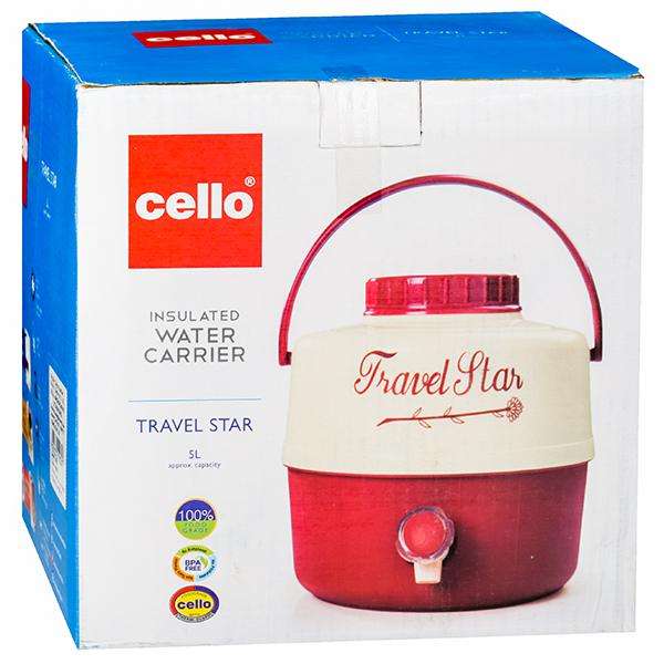 Buy Cello Travel Star Insulated Water Carrier Beige 5 L Online | Flipkart  Health+