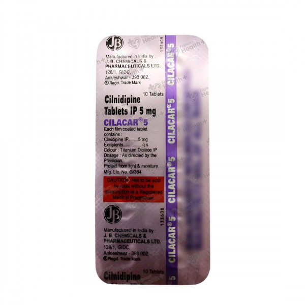 Buy Cilacar 5 mg Tablet 10 Tab Online Flipkart Health