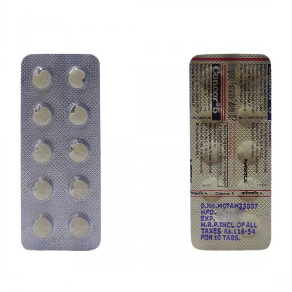 Buy Concor 5 mg Tablet 10 Tab Online Flipkart Health