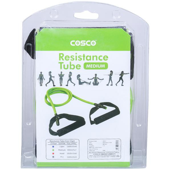 Cosco Resistance Tube Green 28913 Medium 1200 mm x 11 mm x 7 mm