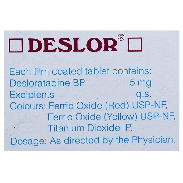 Buy Deslor Tablet 10 Tab Online Flipkart Health