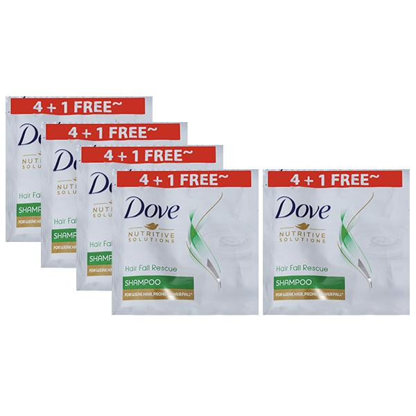 Dove hair fall rescue shampoo pouch price online